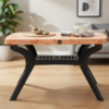 square dining table with cross leg (1)