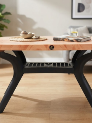 square dining table with cross leg (1)