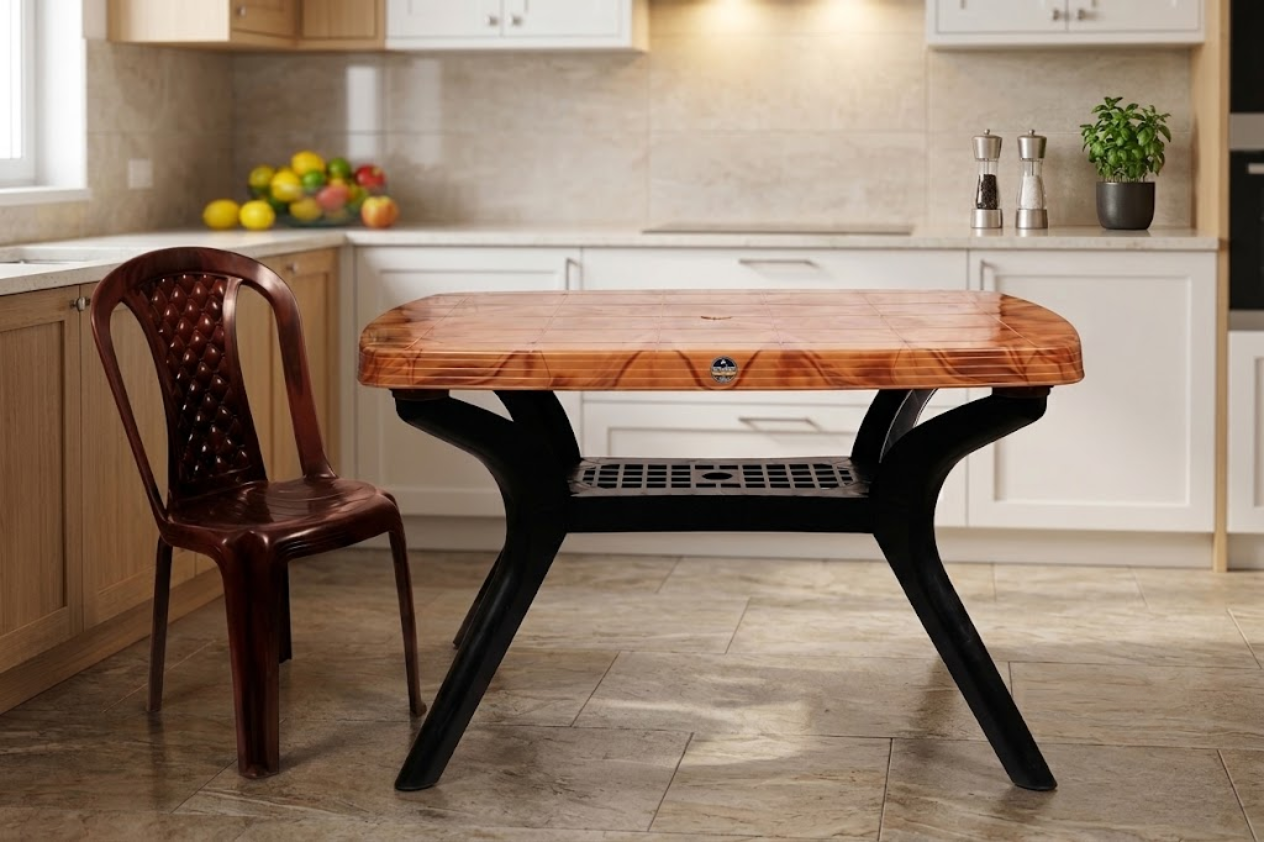 square dining table with cross leg (5)