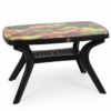 square print dining table with cross leg (3)